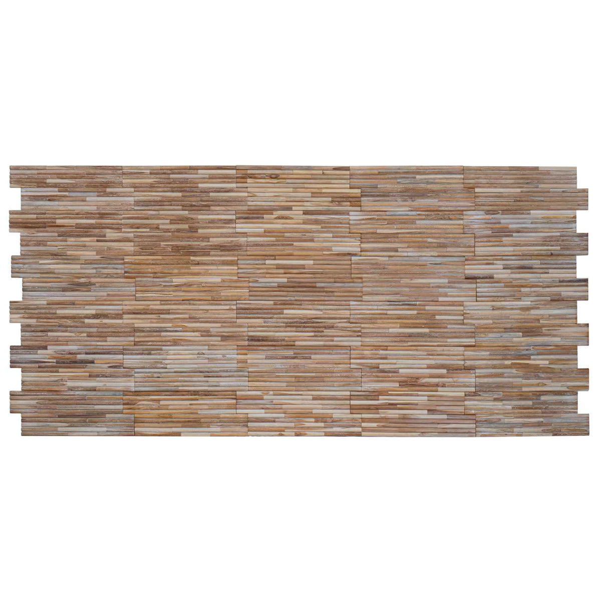 Wall Panel 10 pcs 55 x 20 x 2 cm White