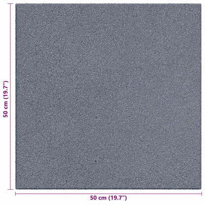 vidaXL Fall Protection Tiles 6 pcs Grey 50 x 50 cm Rubber 5