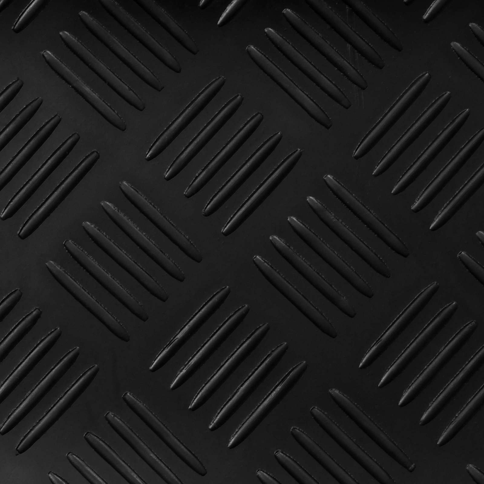 vidaXL Floor Mat with Checker Plate 1 x 5 m Black Rubber 4