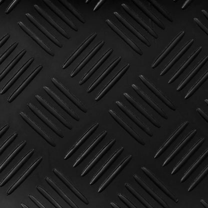 vidaXL Floor Mat Black 1.5 x 2 m Rubber 4