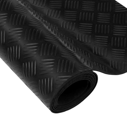vidaXL Floor Mat Black 1.5 x 2 m Rubber 5