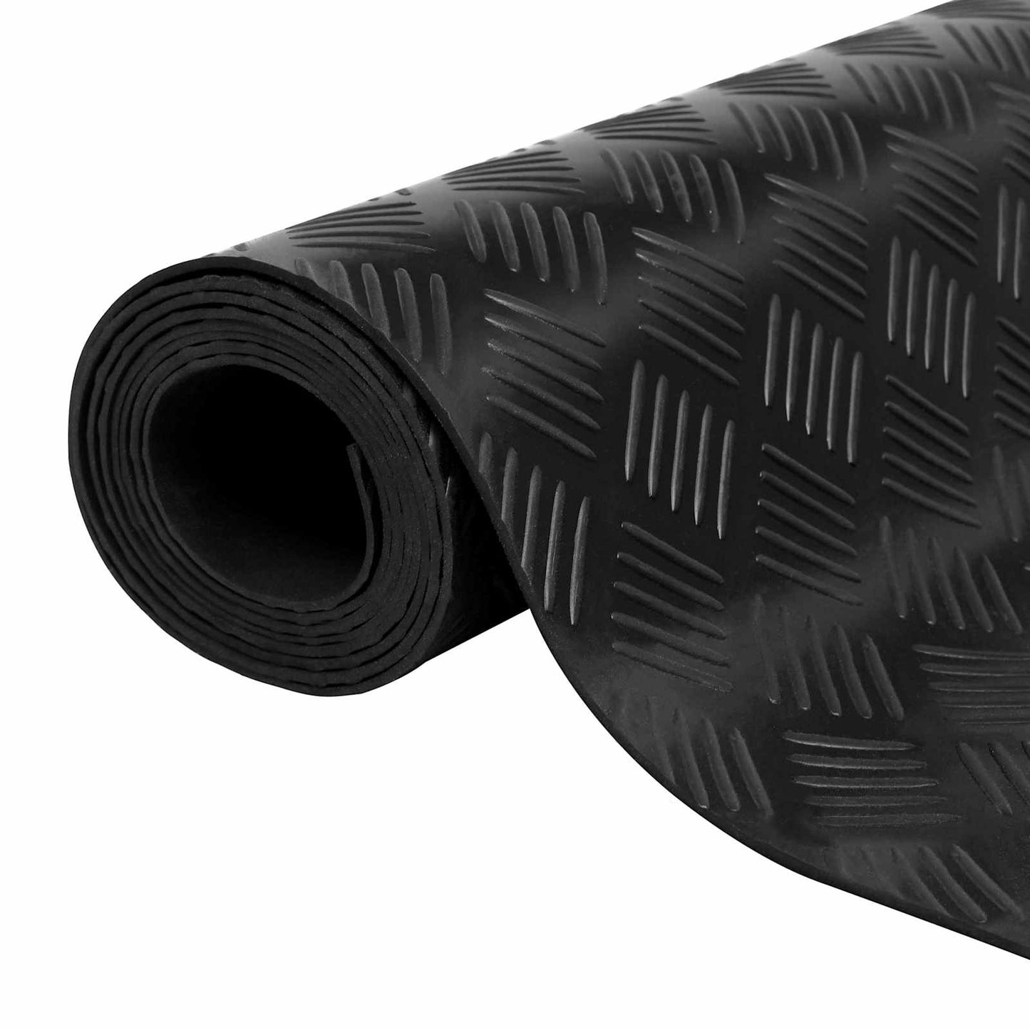 vidaXL Floor Mat Black 1.5 x 2 m Rubber 2