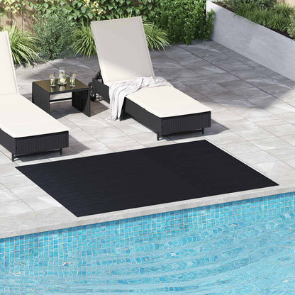vidaXL Floor Mat Black 1.5 x 2 m Rubber 1