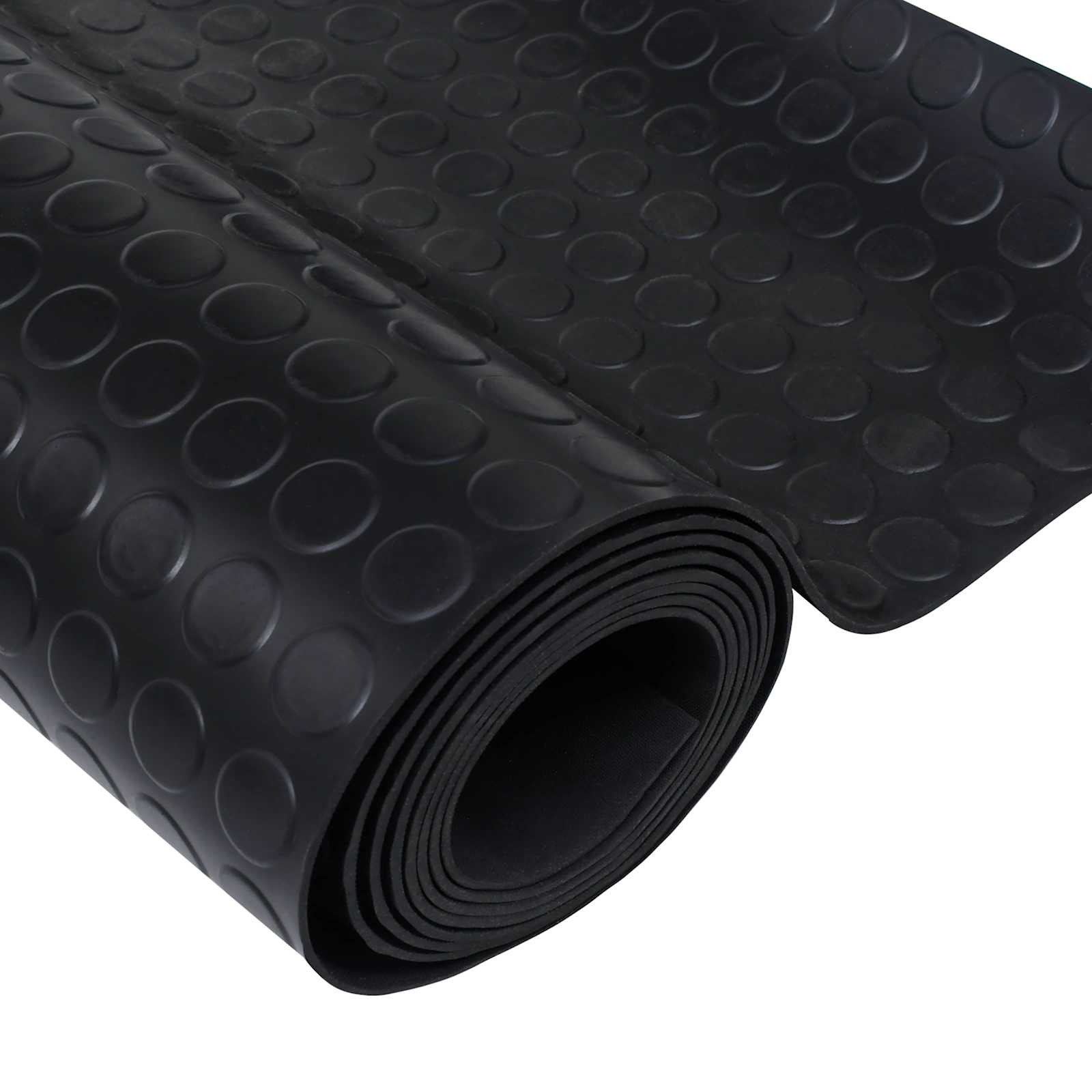 vidaXL Floor Mat Black 1.5 x 2 m Rubber 5