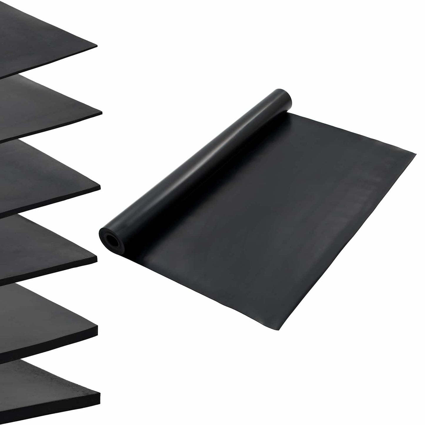 vidaXL Floor Mat Black 1.2 x 5 m Rubber 2