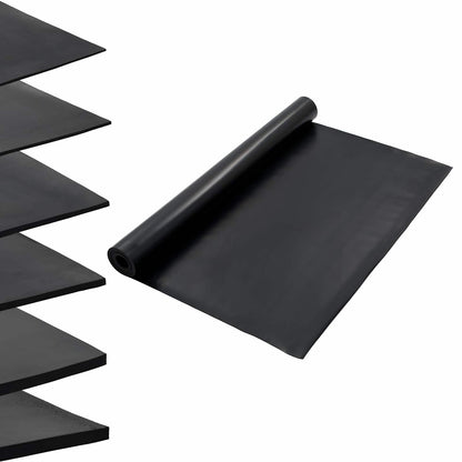 vidaXL Floor Mat Black 1.2 x 5 m Rubber 2