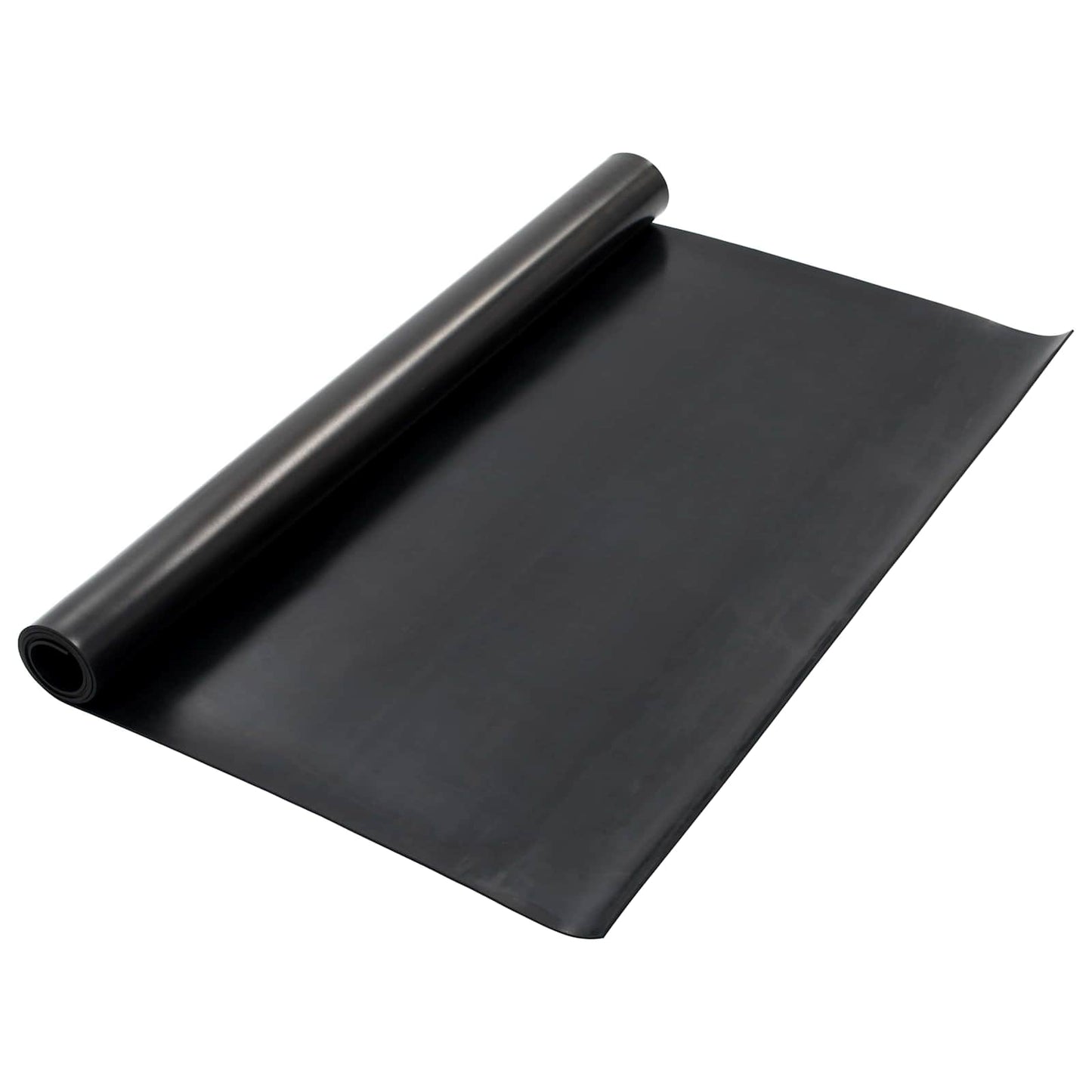vidaXL Floor Mat Black 1.2 x 2 m Rubber 1