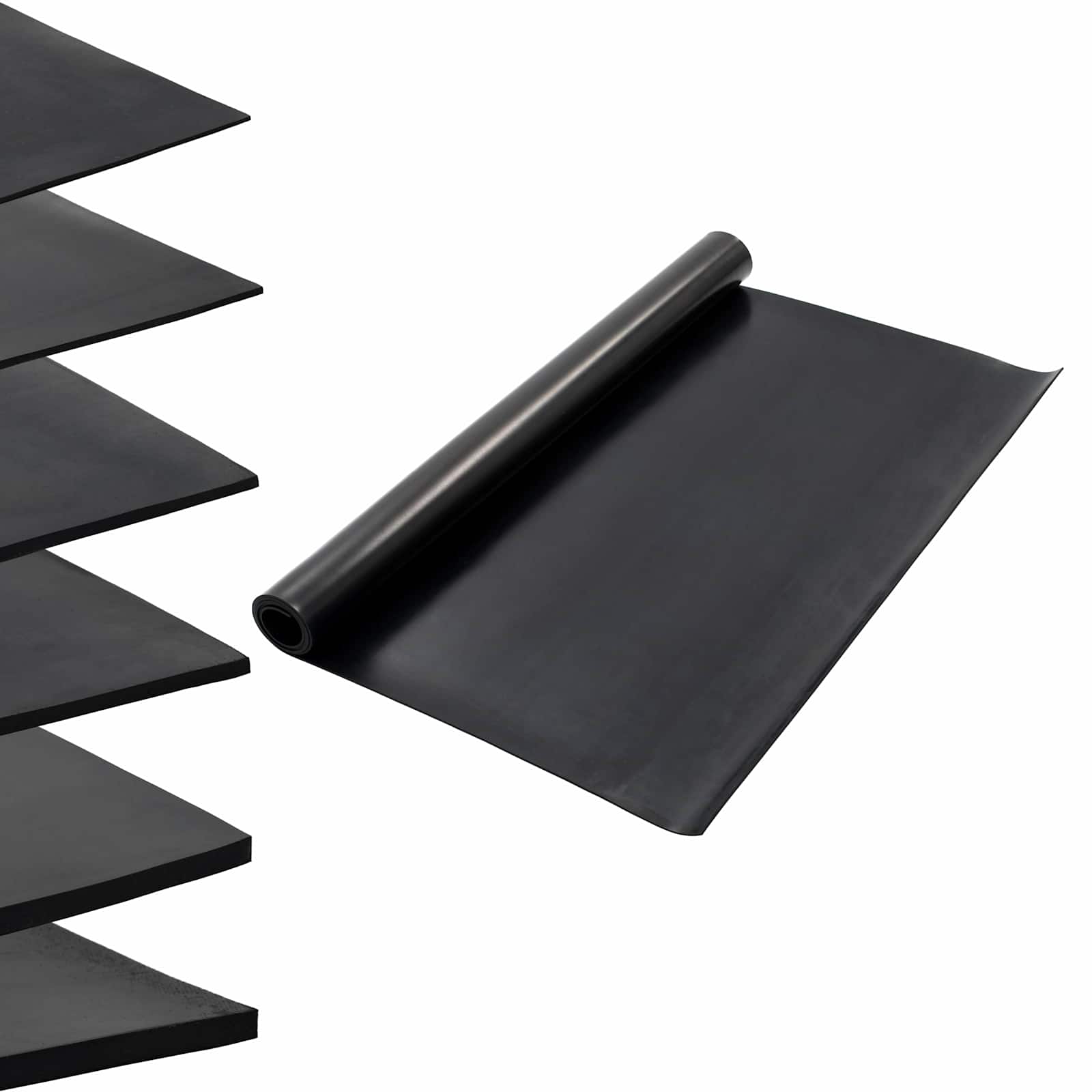 vidaXL Floor Mat Black 1.2 x 2 m Rubber 2