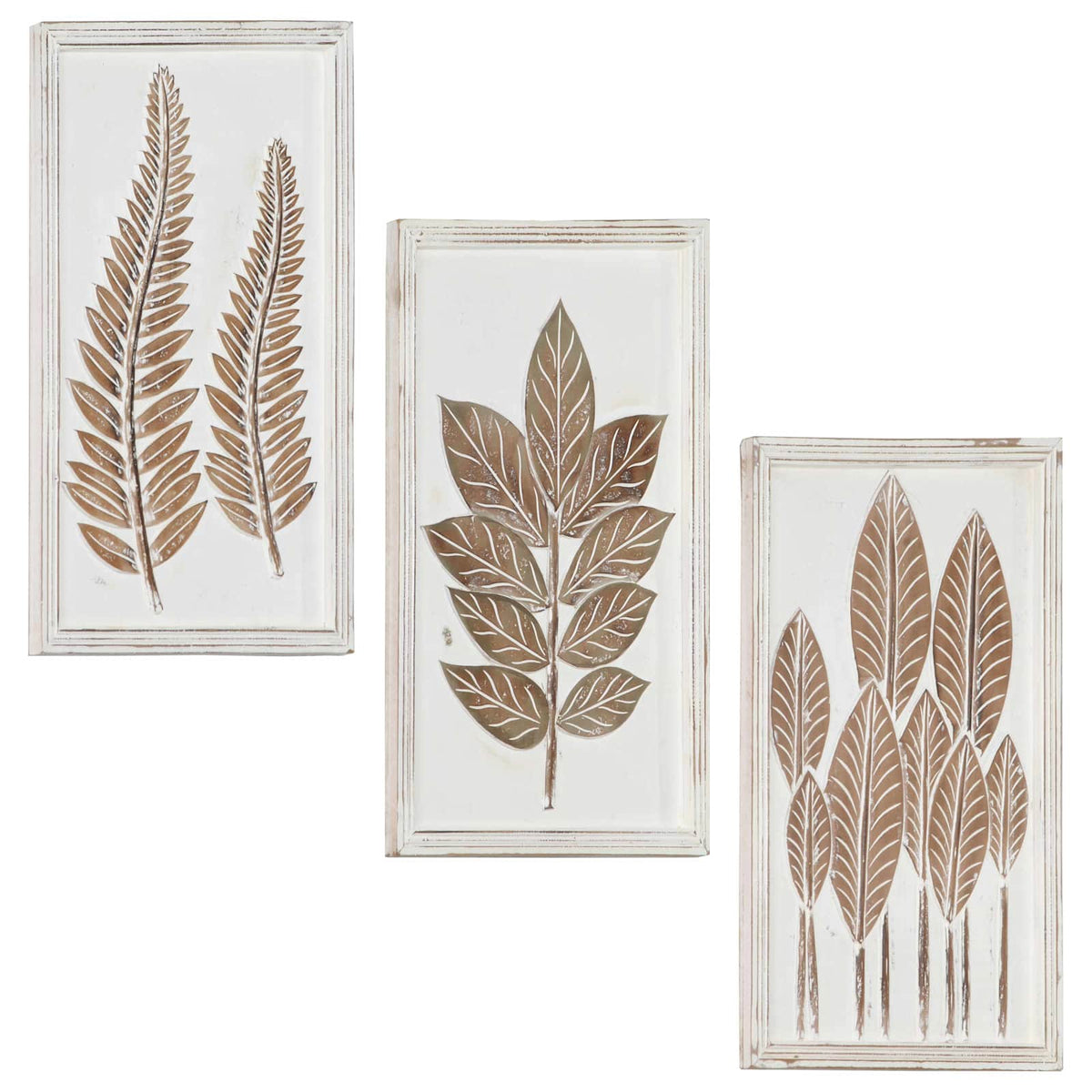 vidaXL Art Decor 3 pcs 40 x 40 x 1.5 cm Engineered Wood 1