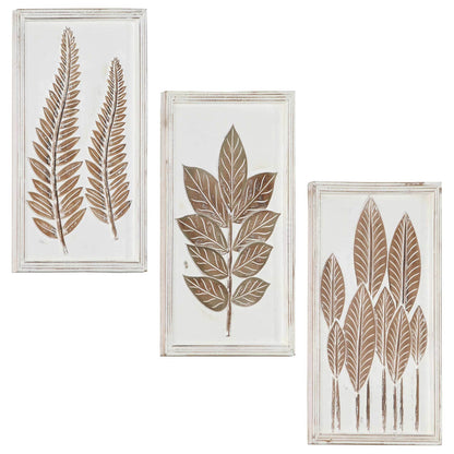 vidaXL Art Decor 3 pcs 40 x 40 x 1.5 cm Engineered Wood 1