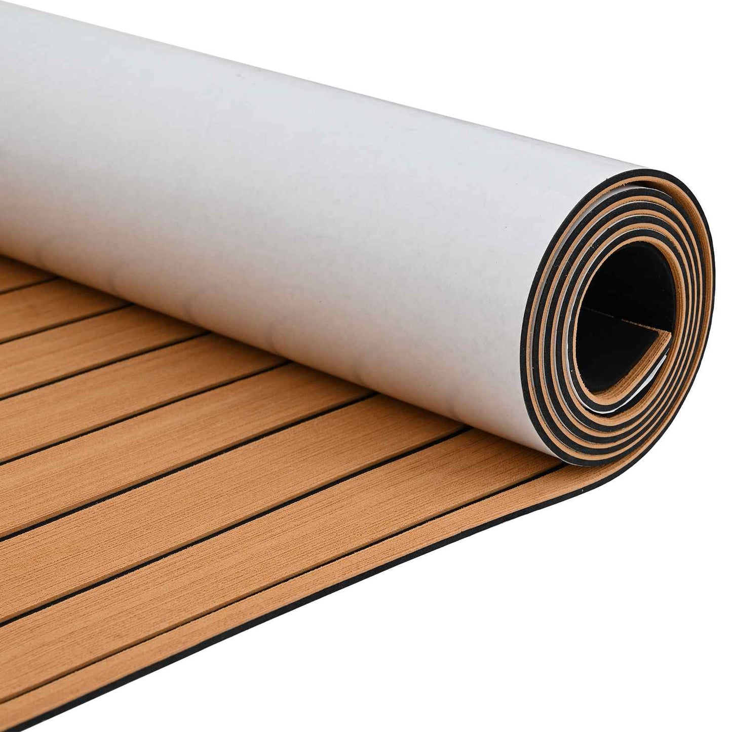 vidaXL Boat Mat Brown and Black 240 x 90 cm EVA 3