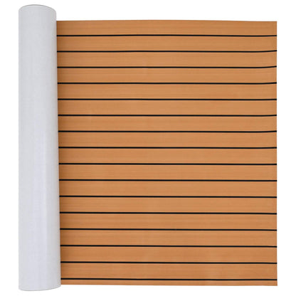 vidaXL Boat Mat Brown and Black 240 x 90 cm EVA 1