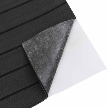 vidaXL Boat Mat Striped Dark Grey and Black 240 x 90 cm EVA 4