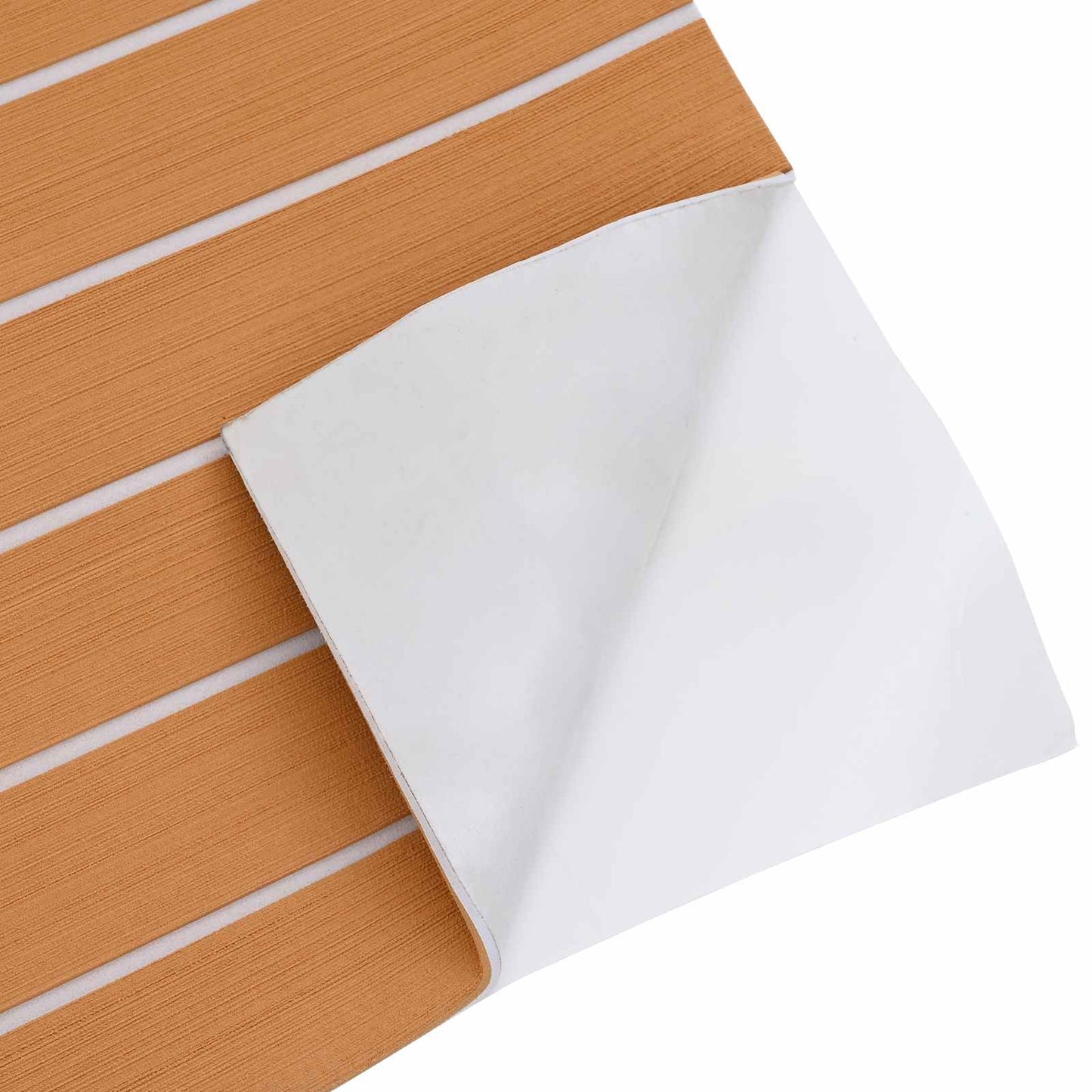 vidaXL Boat Mat Striped Brown and White 240 x 90 cm EVA 4