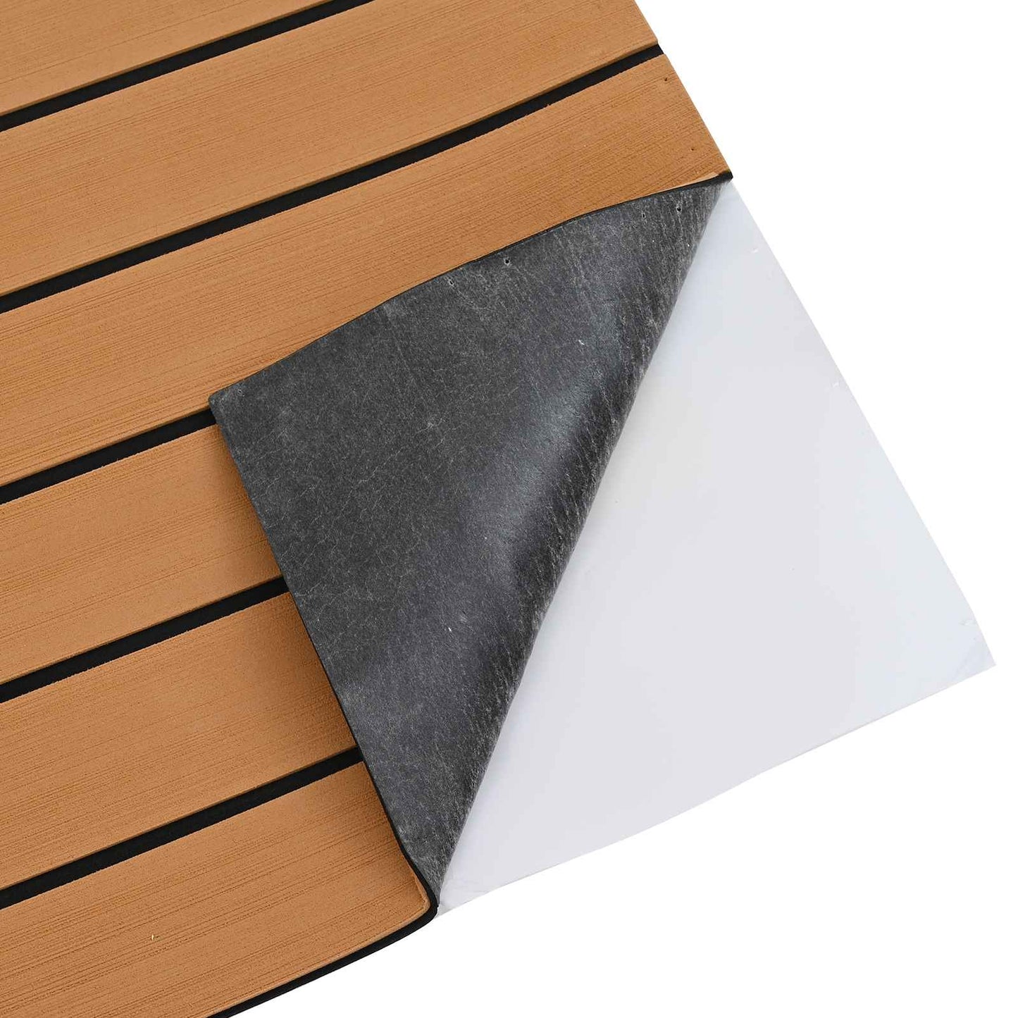 vidaXL Boat Mat Striped Brown and Black 240 x 60 cm EVA 4
