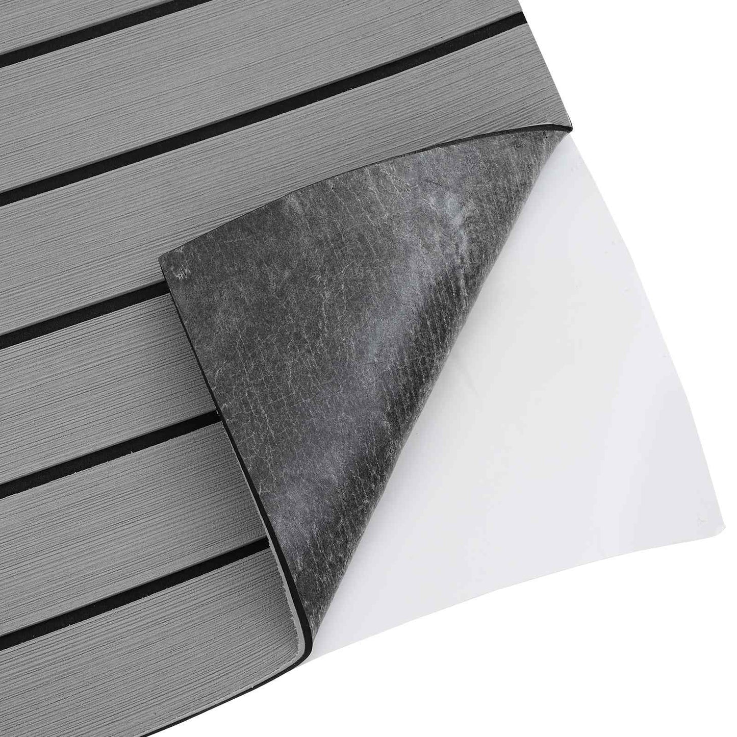 vidaXL Boat Mat Striped Light Grey and Black 240 x 60 cm EVA 4