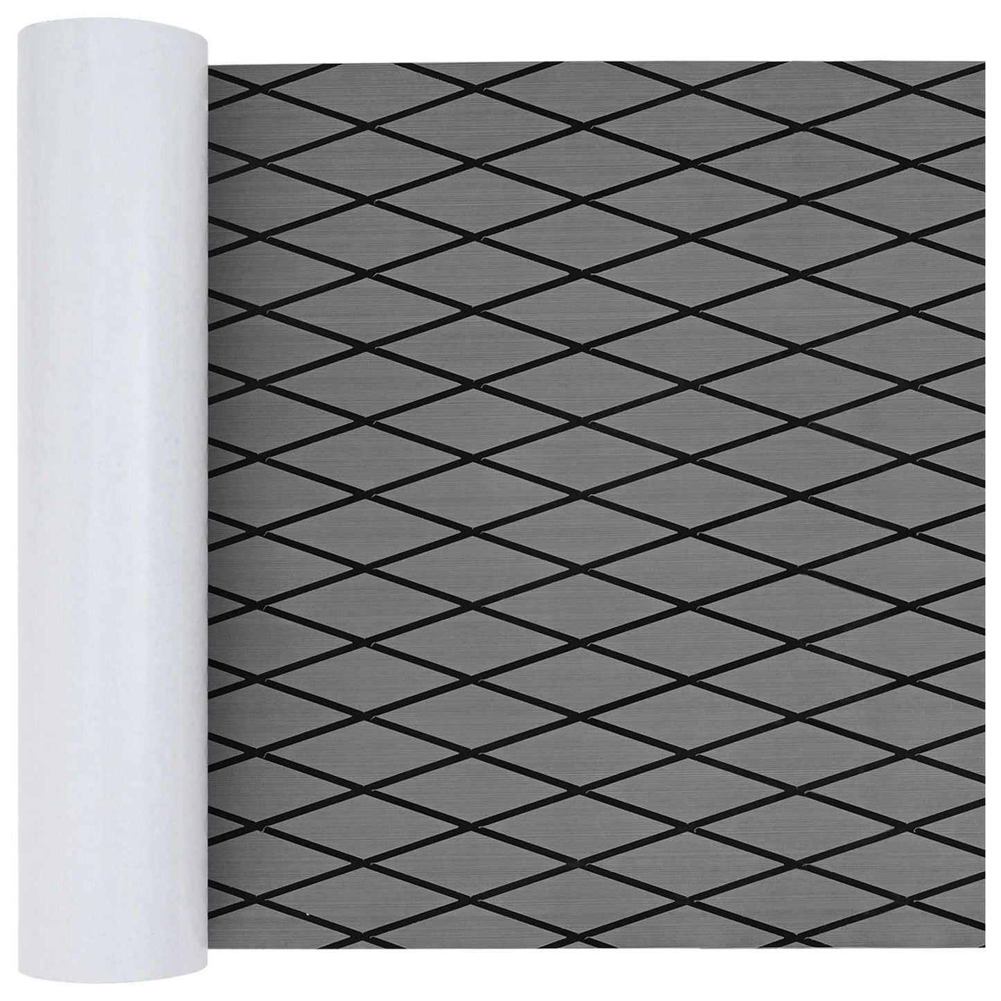 vidaXL Boat Mat Harlequin Light Grey and Black 190 x 70 cm EVA 1