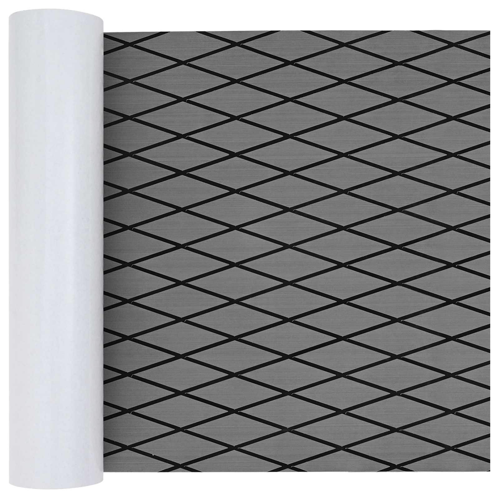vidaXL Boat Mat Harlequin Light Grey and Black 190 x 70 cm EVA 1