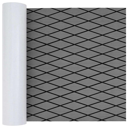 vidaXL Boat Mat Harlequin Light Grey and Black 190 x 70 cm EVA 1
