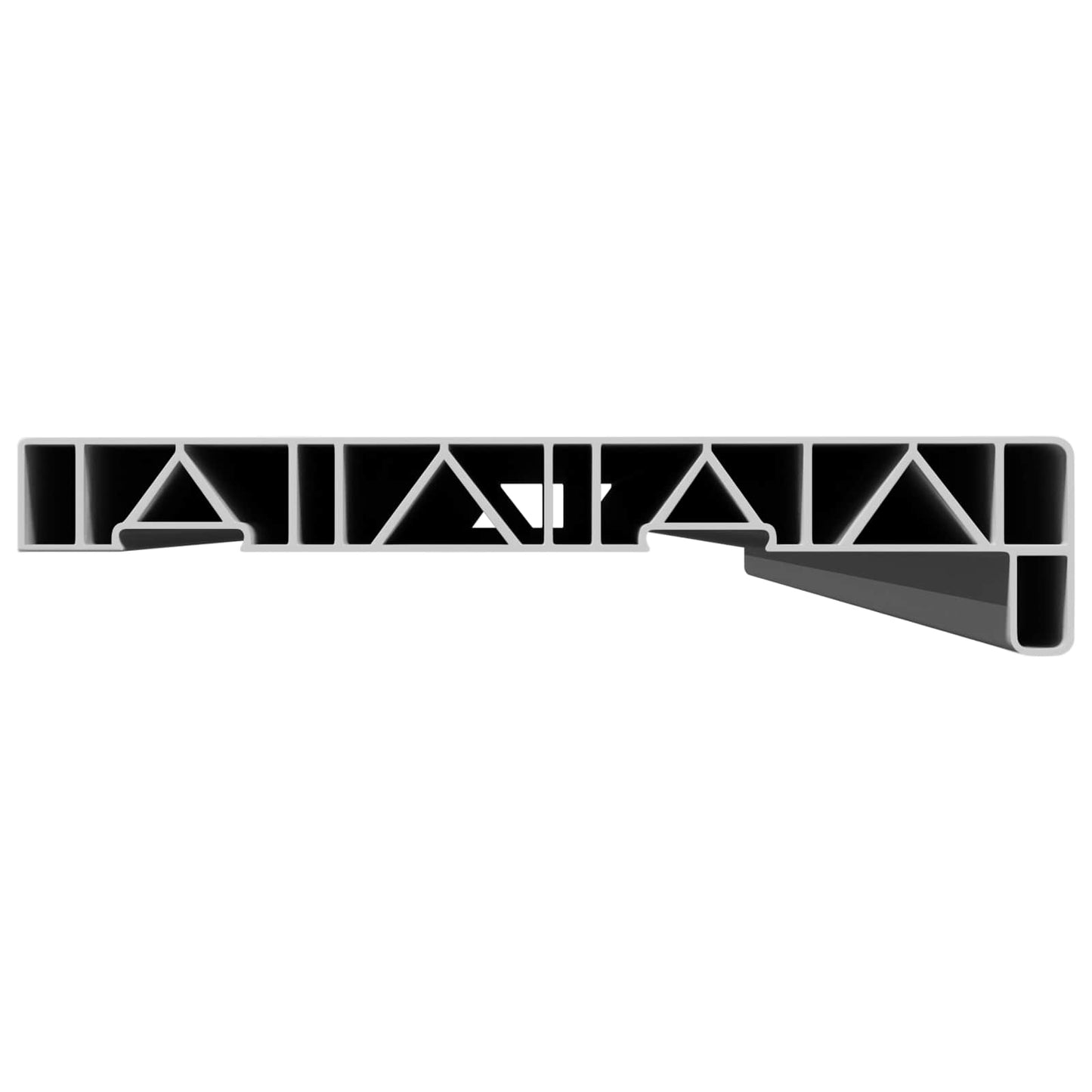 vidaXL Window Sill White 160 x 25 x 4.5 cm PVC 4