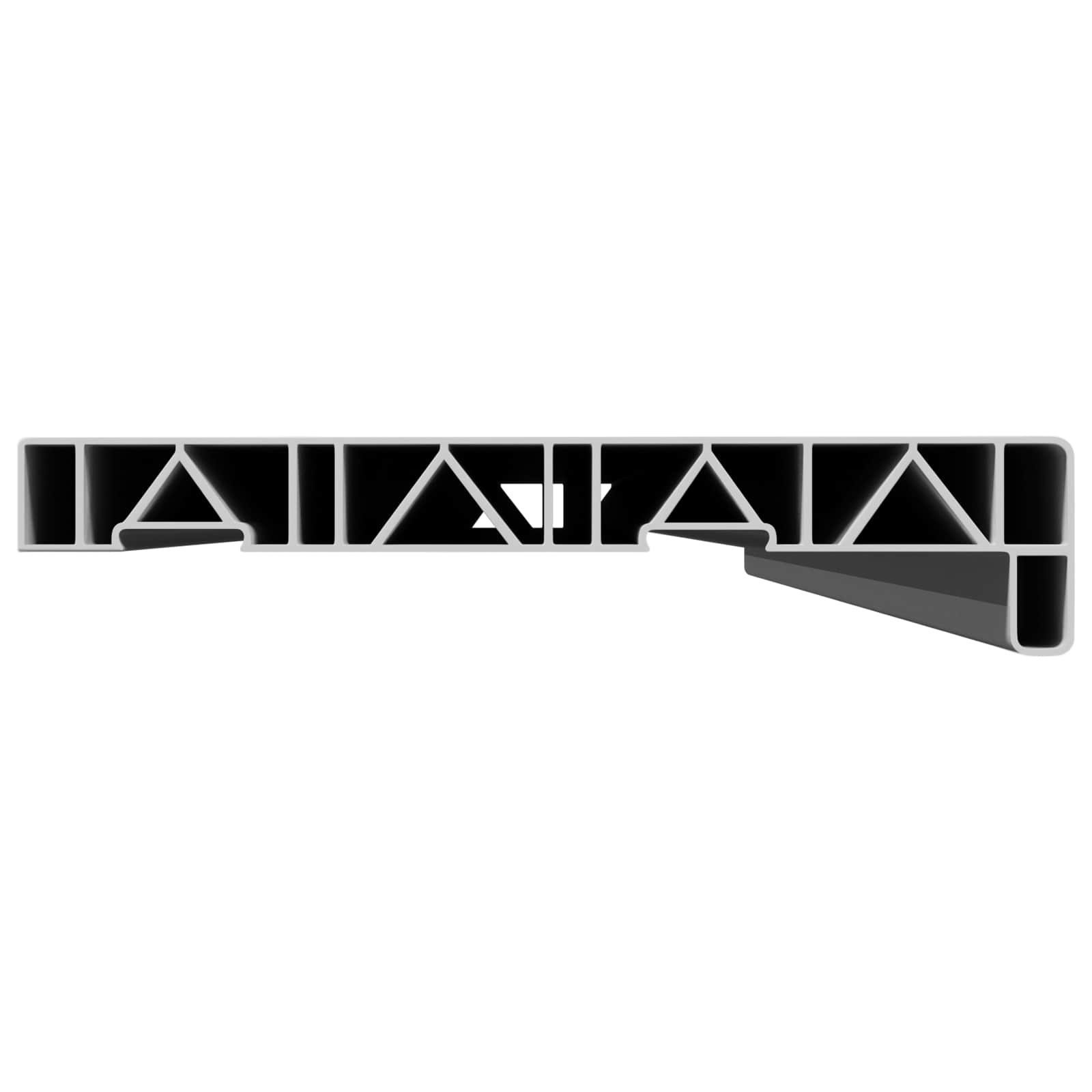 vidaXL Window Sill White 160 x 25 x 4.5 cm PVC 4