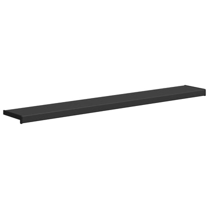vidaXL Window Sill Black with wood grain 160 x 25 x 4.5 cm PVC 3
