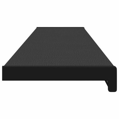 vidaXL Window Sill Black with wood grain 160 x 25 x 4.5 cm PVC 6