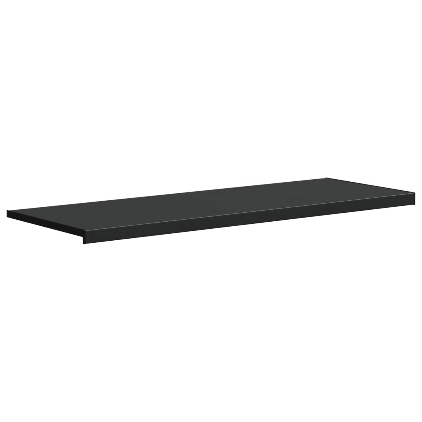 vidaXL Window Sill Black with wood grain 140 x 50 x 4.5 cm PVC 3