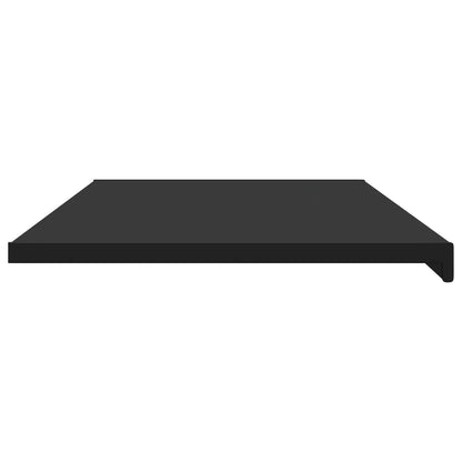 vidaXL Window Sill Black with wood grain 140 x 50 x 4.5 cm PVC 6