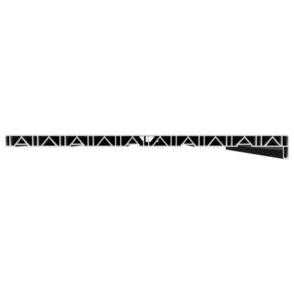 vidaXL Window Sill Black with wood grain 160 x 50 x 4.5 cm PVC 4
