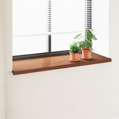 vidaXL Window Sill Brown wood 160 x 50 x 4.5 cm PVC 1