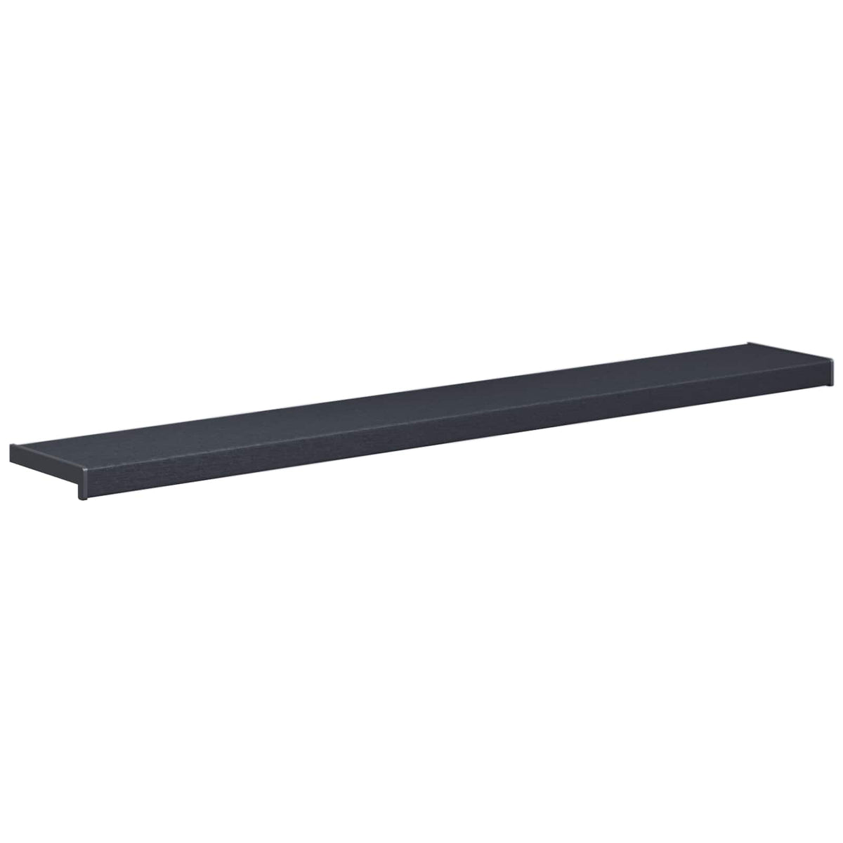 vidaXL Window Sill Anthracite with wood grain 140 x 25 x 4.5 cm PVC 2