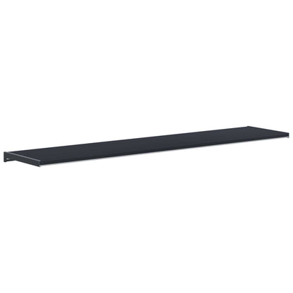 vidaXL Window Sill Anthracite with wood grain 140 x 25 x 4.5 cm PVC 6