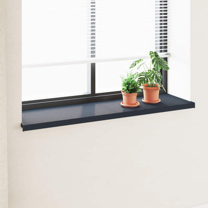 vidaXL Window Sill Anthracite with wood grain 160 x 45 x 4.5 cm PVC 1