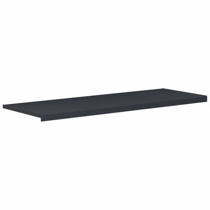 vidaXL Window Sill Anthracite with wood grain 140 x 50 x 4.5 cm PVC 2