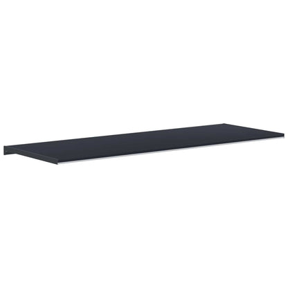vidaXL Window Sill Anthracite with wood grain 140 x 50 x 4.5 cm PVC 6