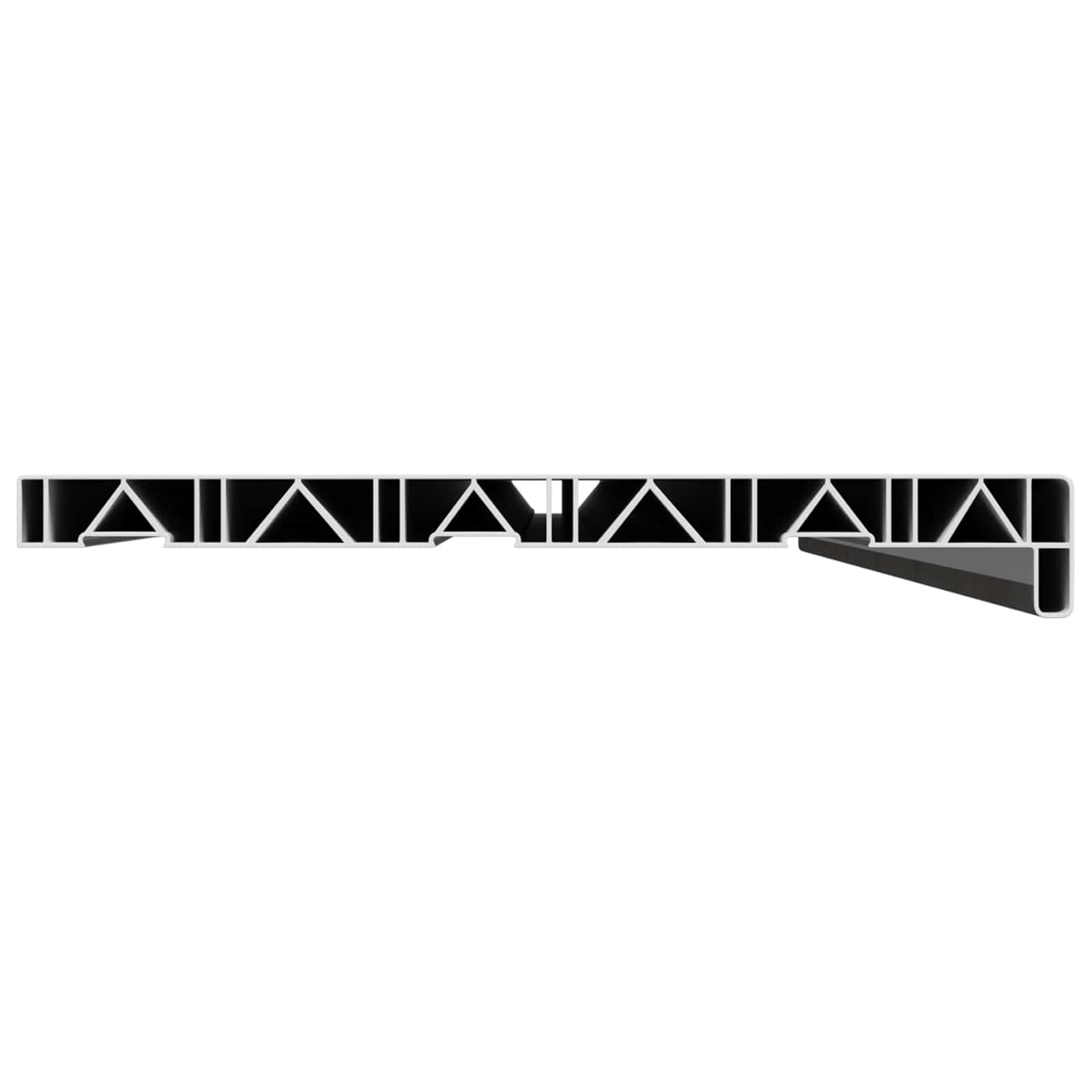 vidaXL Window Sill Marble texture 160 x 30 x 4.5 cm PVC 4