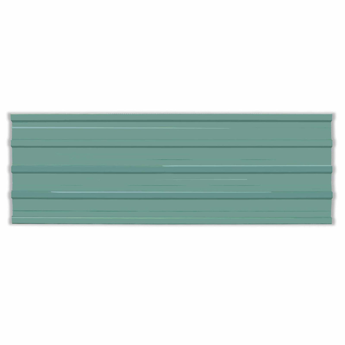 Roof Panel 12 pcs 129 x 45 cm Galvanised steel Green