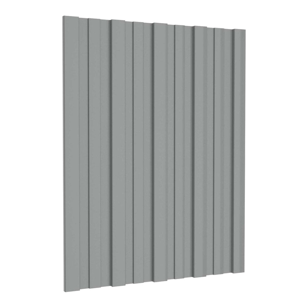 Roof Panel Galvanised steel 36 pcs Grey 60 x 45 cm
