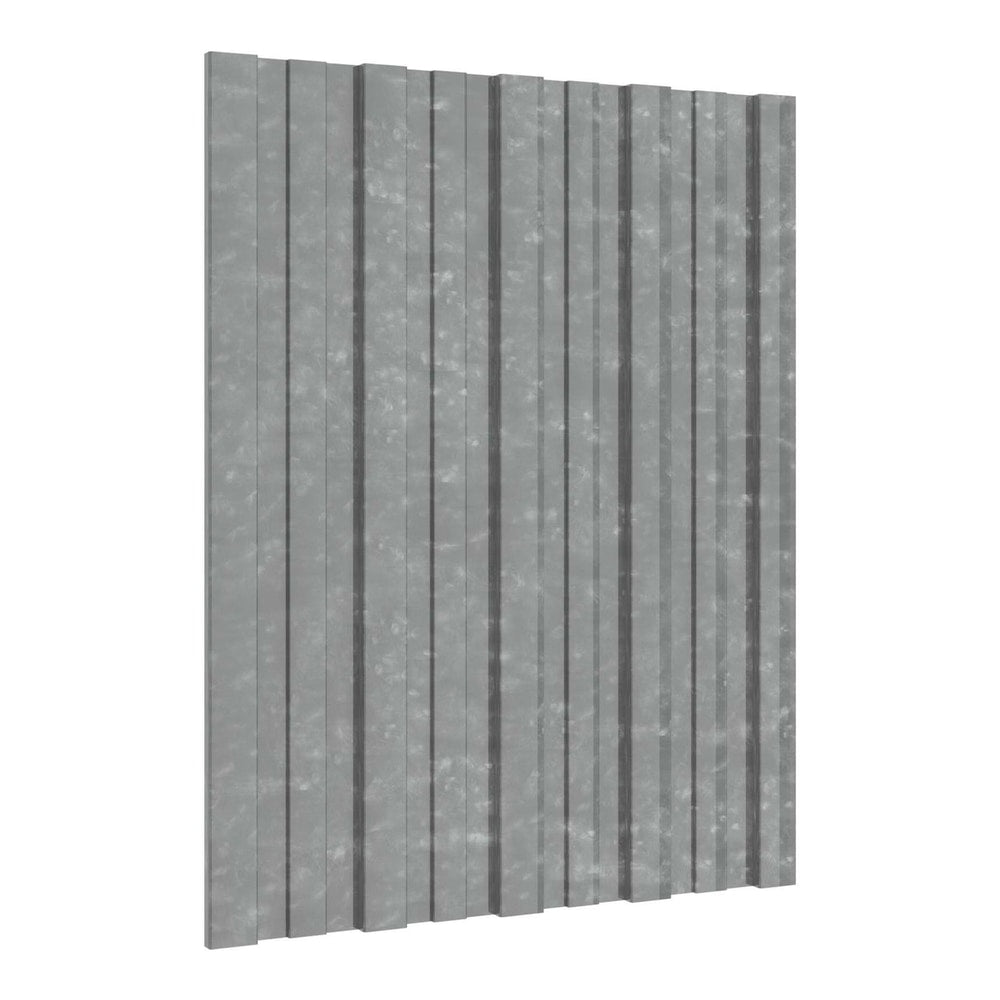 Roof Panel Galvanised steel 36 pcs Silver 60 x 45 cm