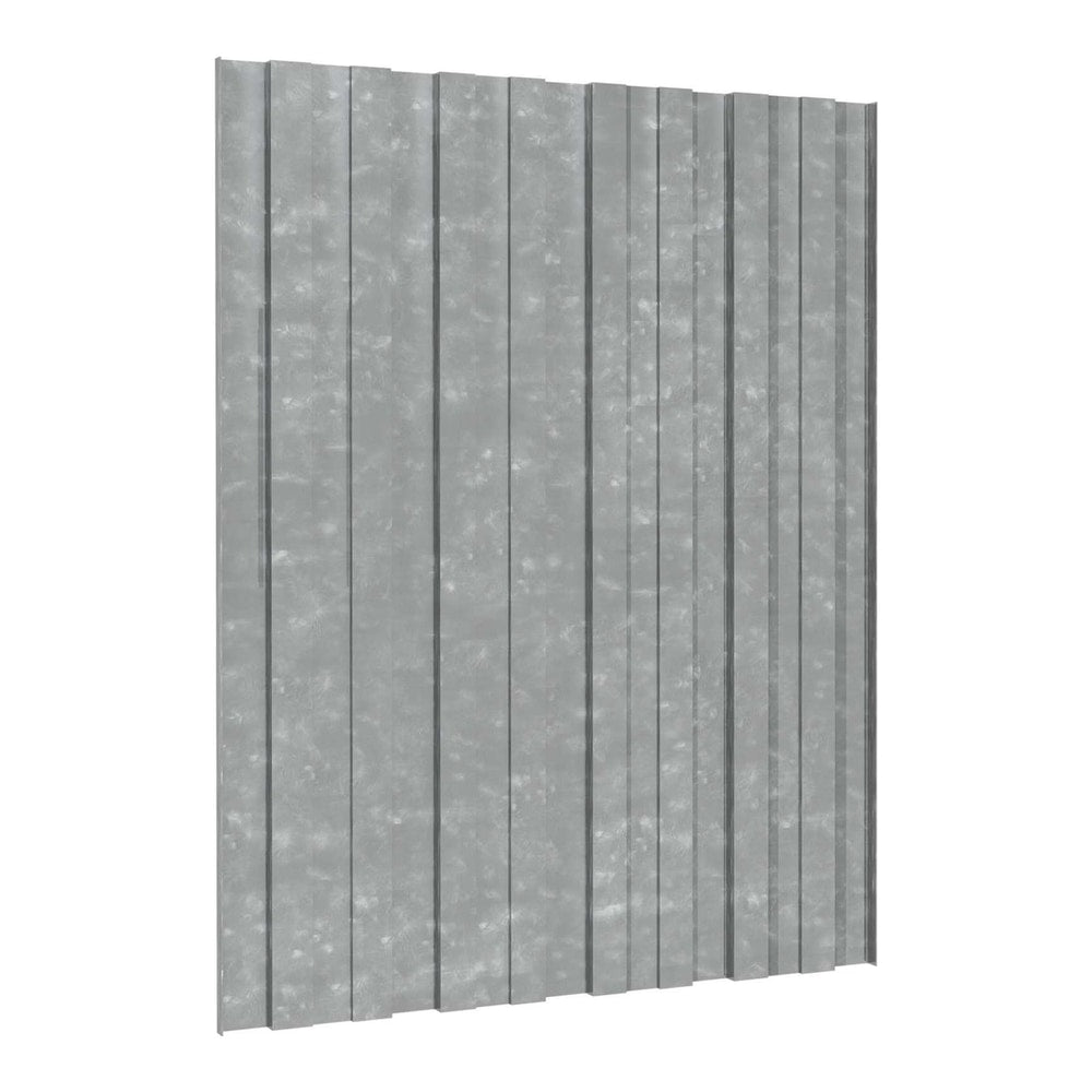Roof Panel Galvanised steel 36 pcs Silver 60 x 45 cm