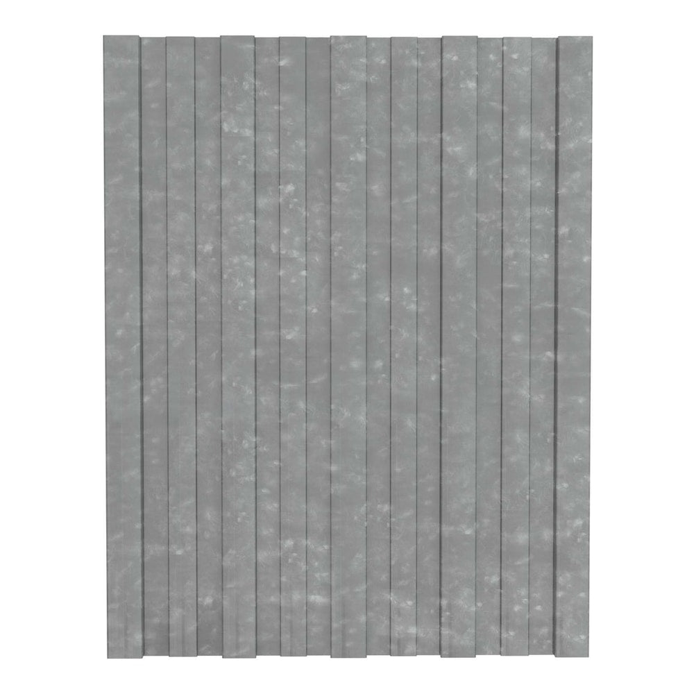 Roof Panel Galvanised steel 36 pcs Silver 60 x 45 cm