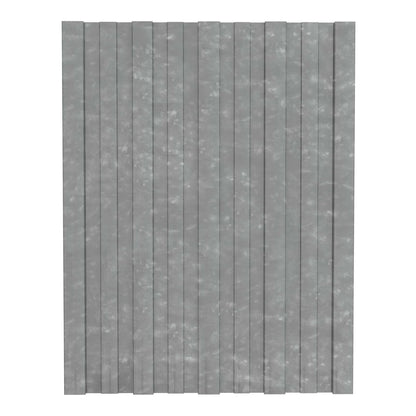 Roof Panel Galvanised steel 36 pcs Silver 60 x 45 cm