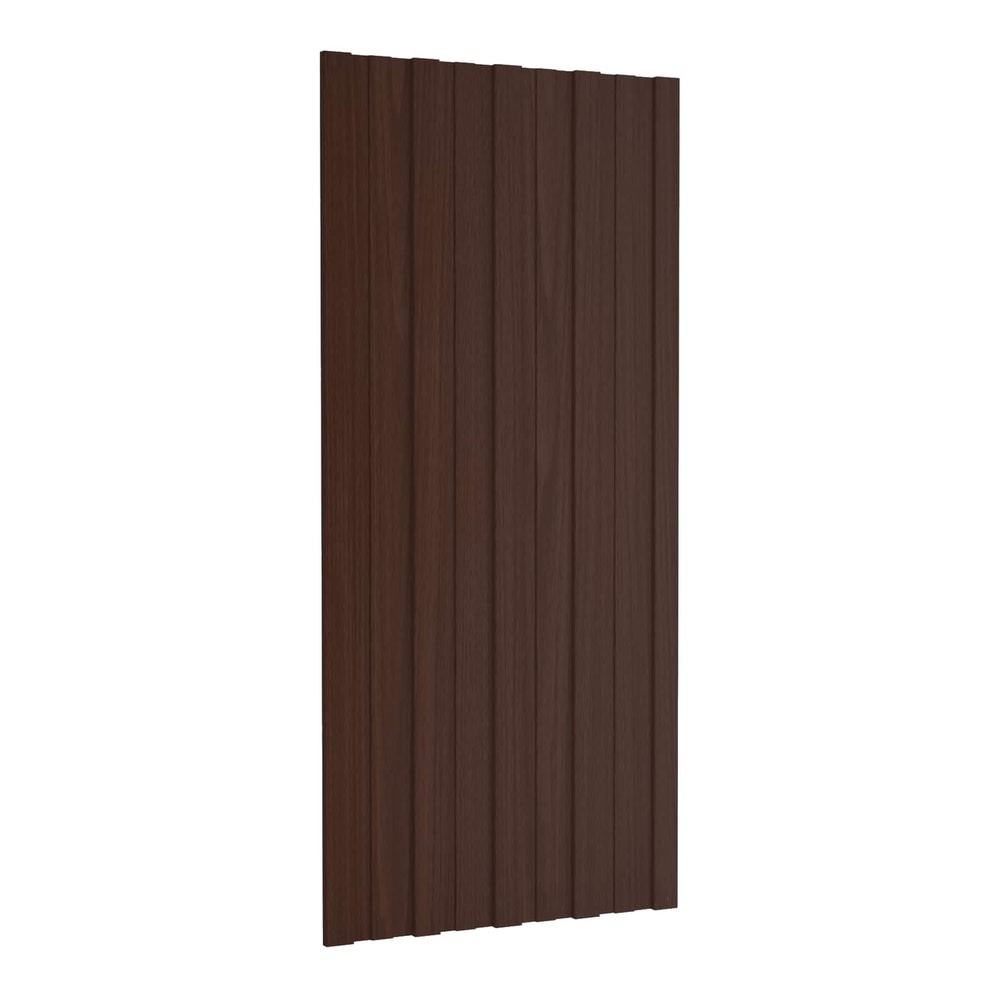 Roof Panel Galvanised steel 36 pcs Brown 100 x 45 cm