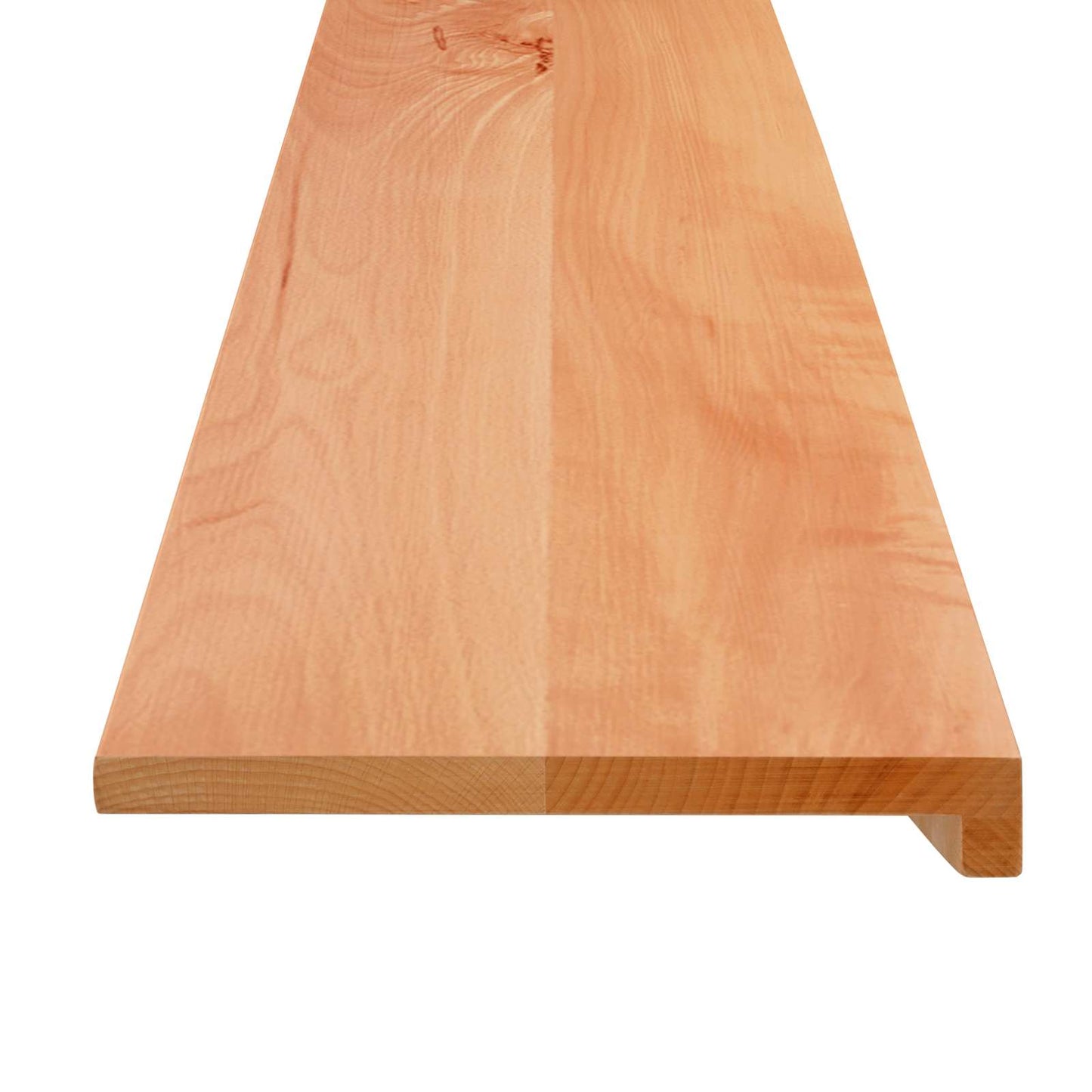 vidaXL Stair Treads 2 pcs 70 x 25 x 2 cm Varnish Solid Beech Wood 3