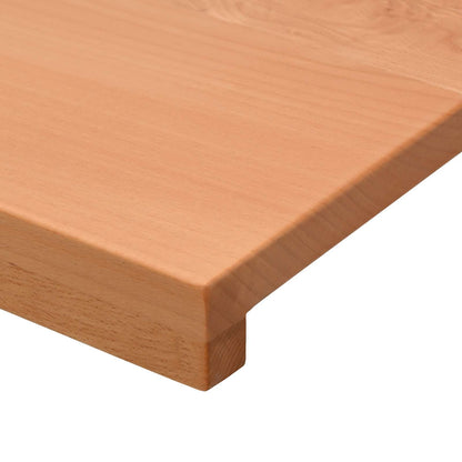 vidaXL Stair Treads 2 pcs 80 x 25 x 2 cm Varnish Solid Beech Wood 5