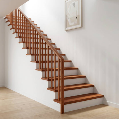 Stair Treads Solid Beech Wood Depth 30 cm 2 pcs Brown 70 cm