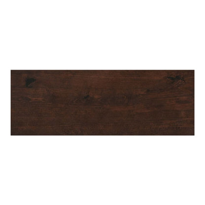 Solid Beech Wood Depth Dark Brown