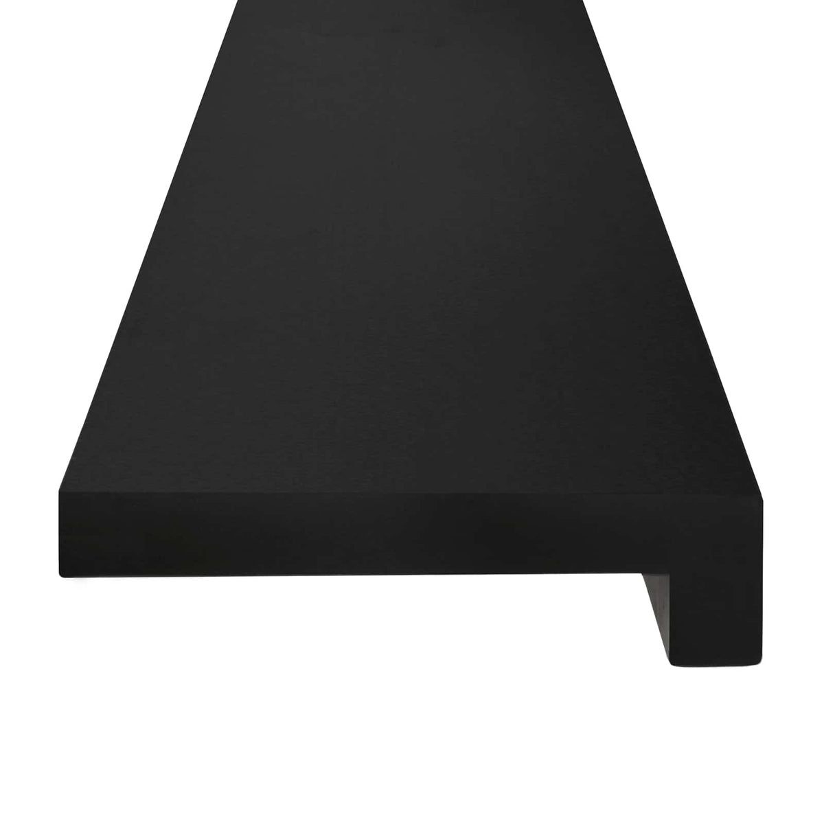 vidaXL Stair Treads 2 pcs 70 x 25 x 2 cm Black Solid Beech Wood 4