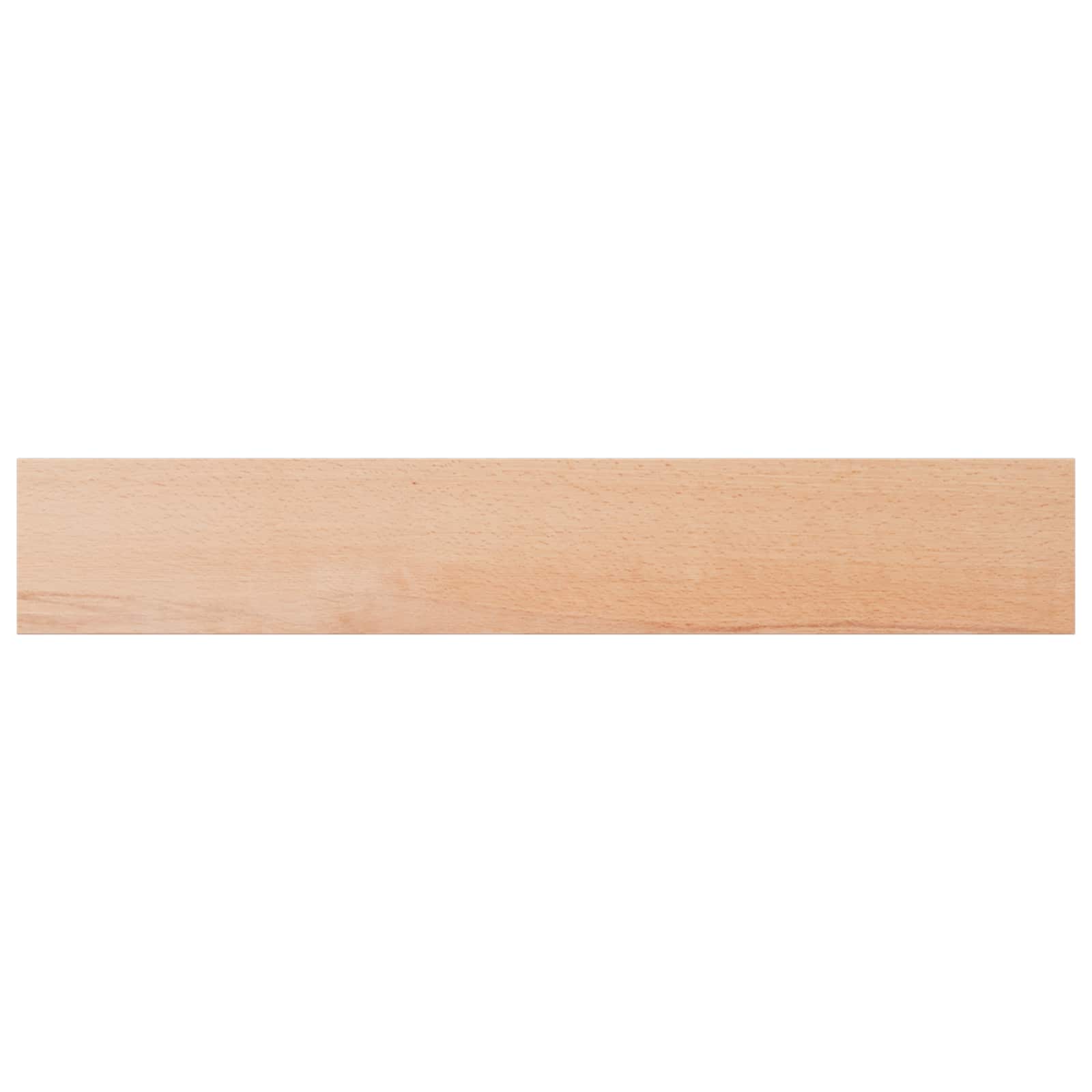 vidaXL Window Sills 2 pcs Natural 100 x 20 x 2 cm Solid Beech Wood 4